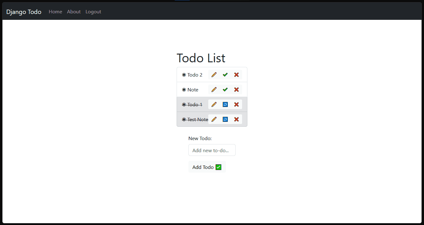Django To Do